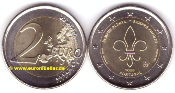 2 Euro Sondermünze Portugal 2025 Sempre